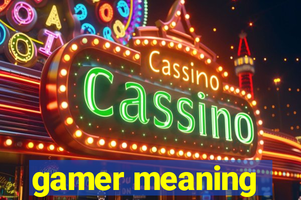 gamer meaning