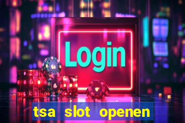 tsa slot openen zonder code