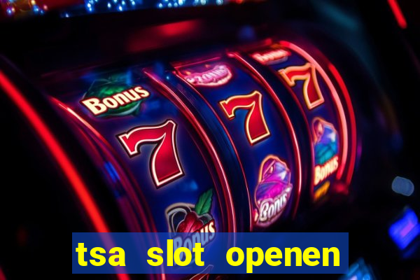 tsa slot openen zonder code