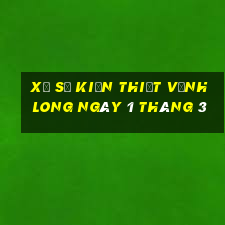 xổ số kiến thiết vĩnh long ngày 1 tháng 3