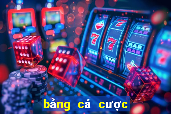 bảng cá cược tỷ số