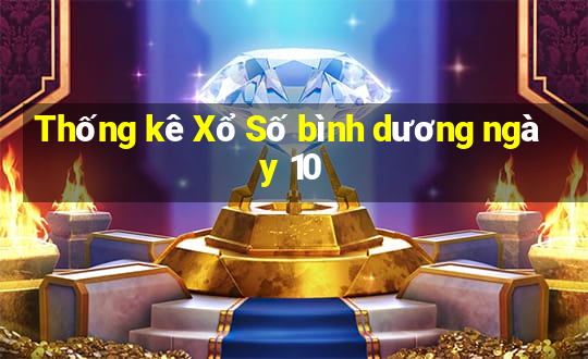 Thống kê Xổ Số bình dương ngày 10