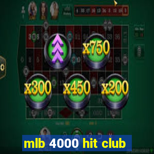 mlb 4000 hit club