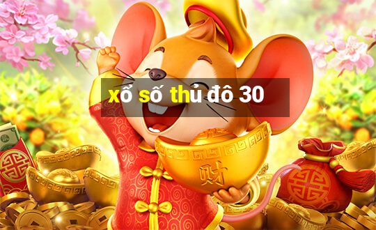 xổ số thủ đô 30