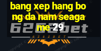 bang xep hang bong da nam seagame 29