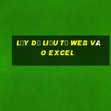 lấy dữ liệu từ web vào excel