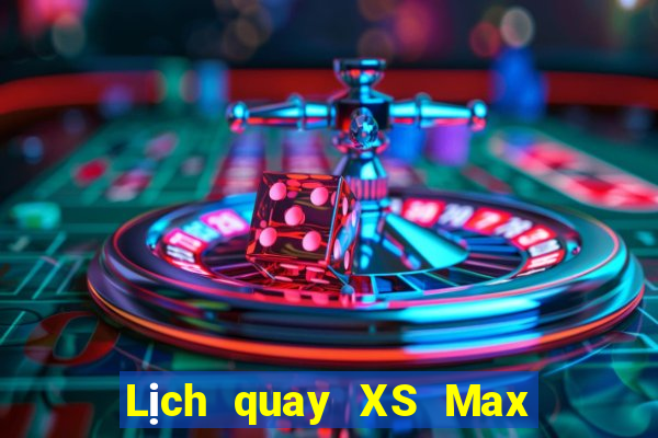 Lịch quay XS Max 3D ngày 6