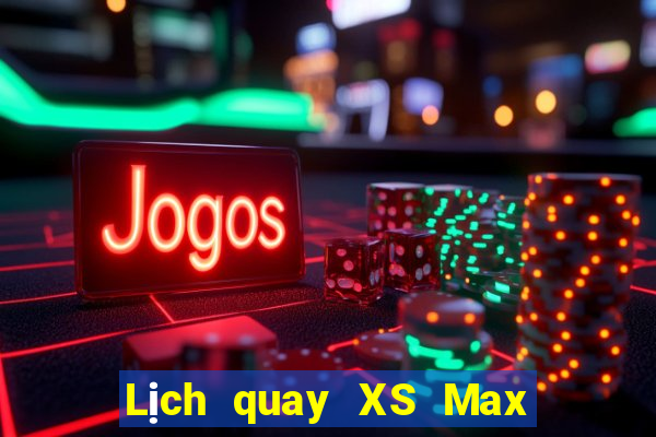 Lịch quay XS Max 3D ngày 6