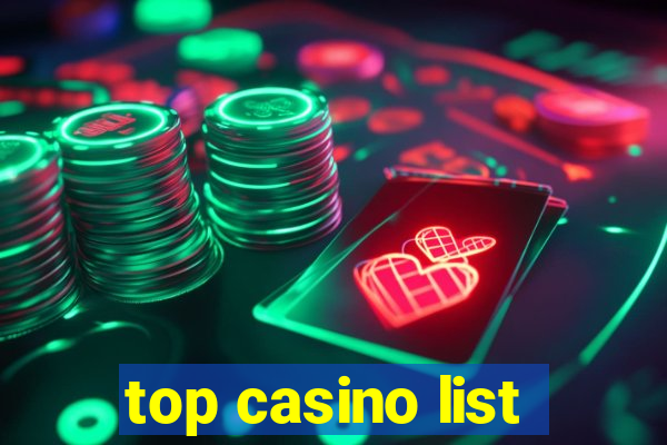 top casino list