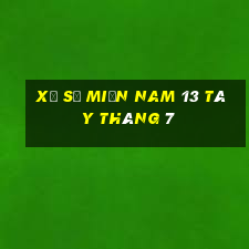 xổ số miền nam 13 tây tháng 7