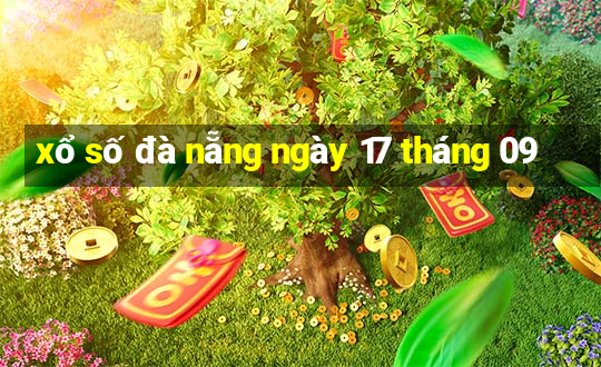 xổ số đà nẵng ngày 17 tháng 09