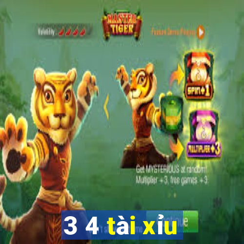 3 4 tài xỉu