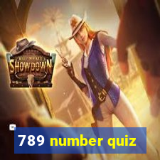 789 number quiz