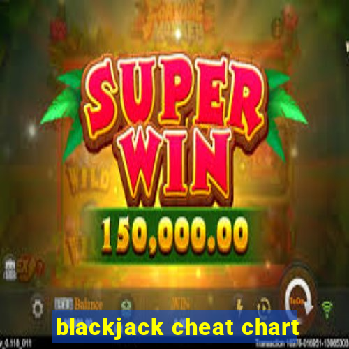 blackjack cheat chart