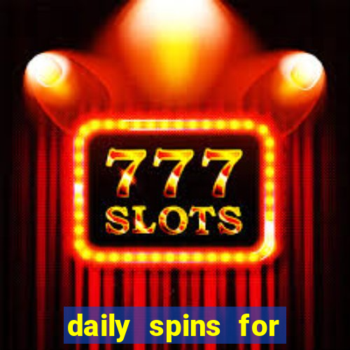 daily spins for coin master