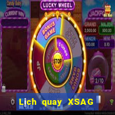 Lịch quay XSAG ngày thứ sáu