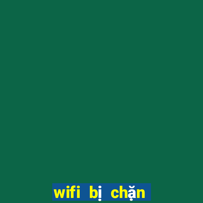 wifi bị chặn lưu lượng dns