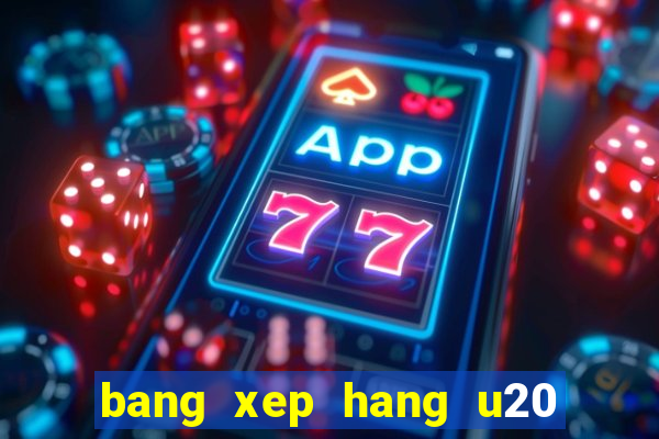 bang xep hang u20 châu á 2024