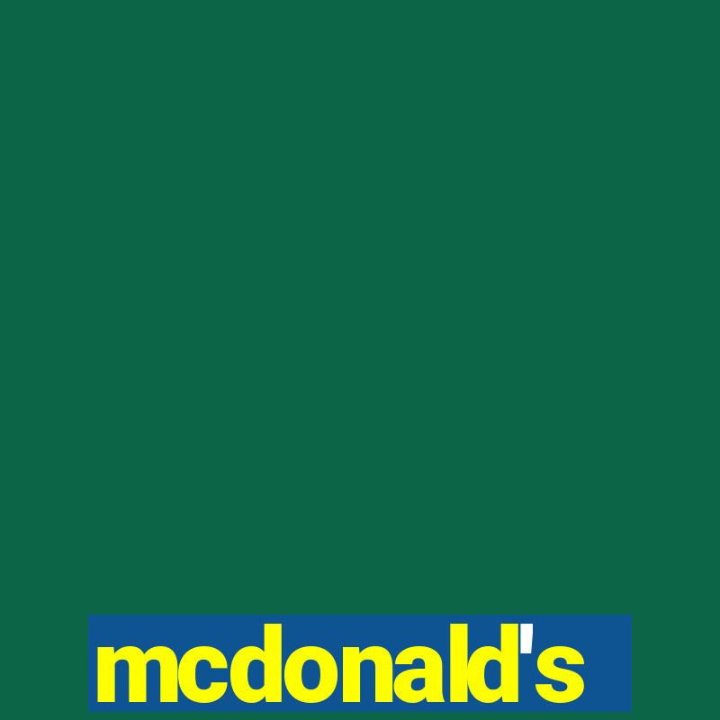 mcdonald's