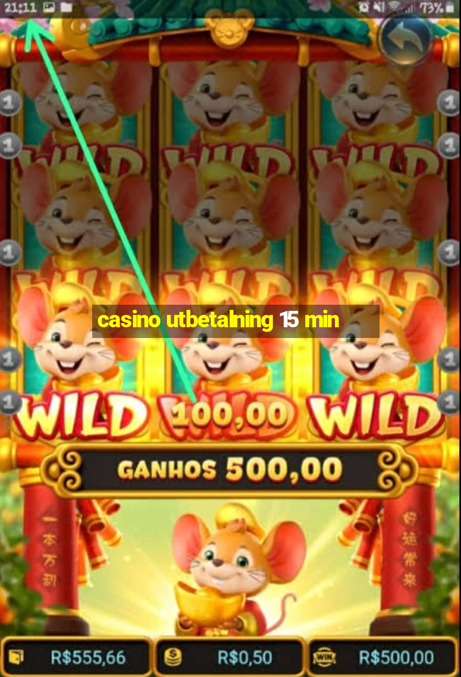 casino utbetalning 15 min