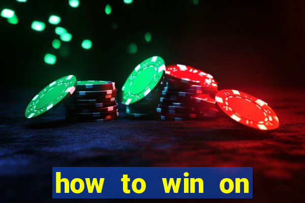 how to win on slot machines