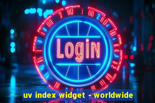 uv index widget - worldwide