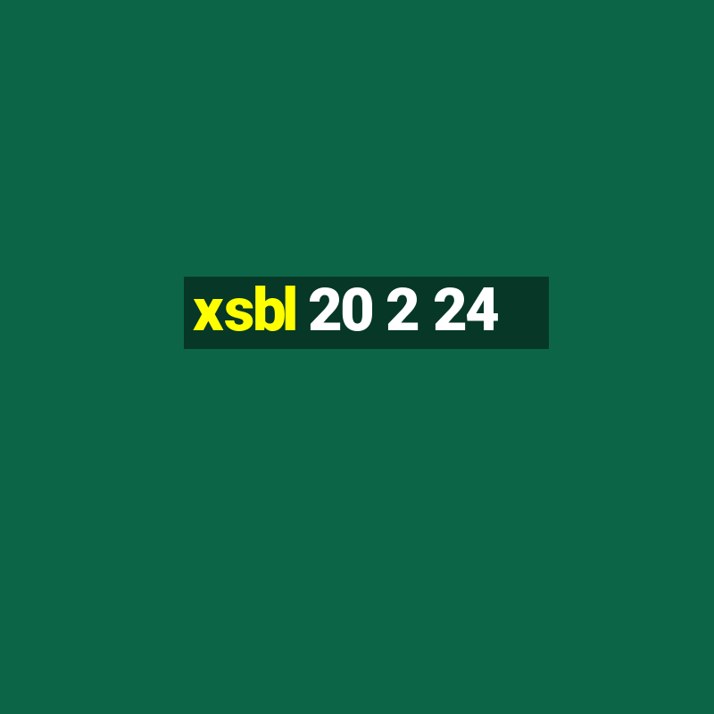 xsbl 20 2 24