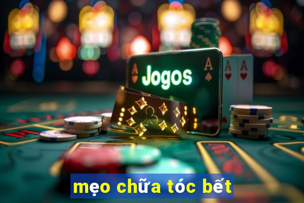 mẹo chữa tóc bết