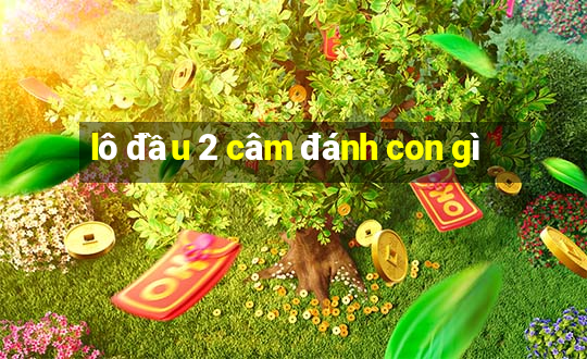 lô đầu 2 câm đánh con gì