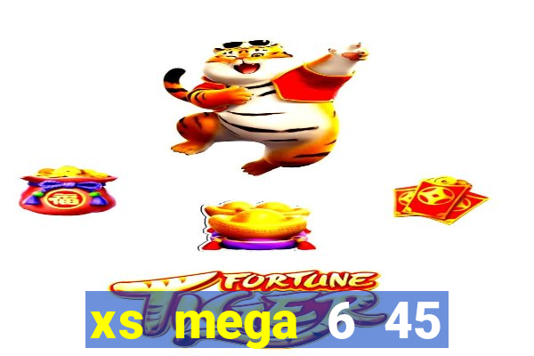 xs mega 6 45 vietlott hôm nay