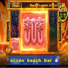 ocsen beach bar & club menu