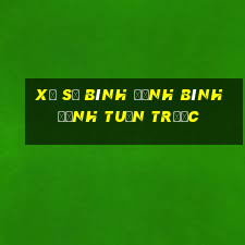 xổ số bình định bình định tuần trước