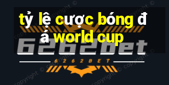 tỷ lệ cược bóng đá world cup