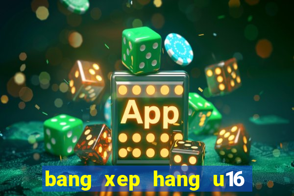 bang xep hang u16 dong nam a