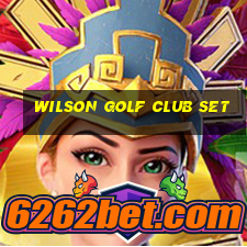 wilson golf club set