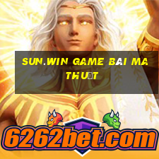 Sun.Win Game Bài Ma Thuật