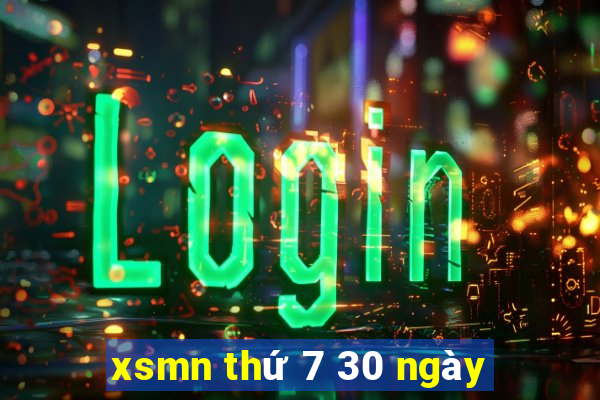 xsmn thứ 7 30 ngày