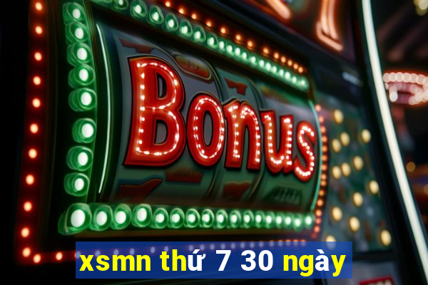 xsmn thứ 7 30 ngày