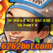 THỐNG KÊ KẾT QUẢ XSBTH ngày 6