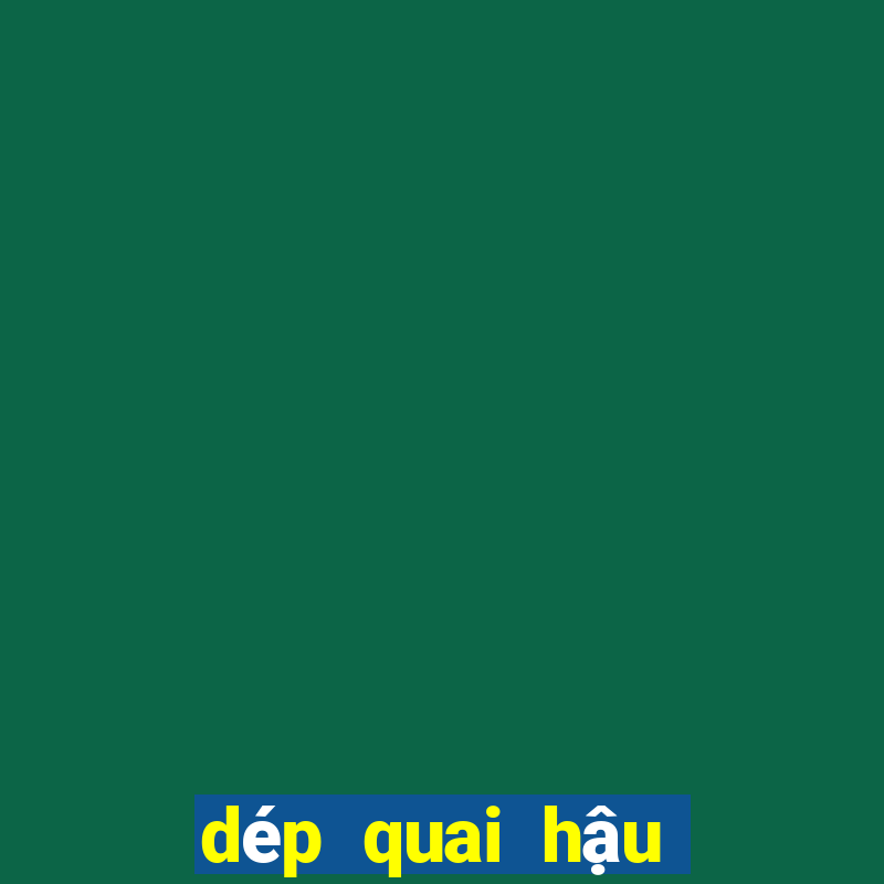 dép quai hậu nữ đế bệt