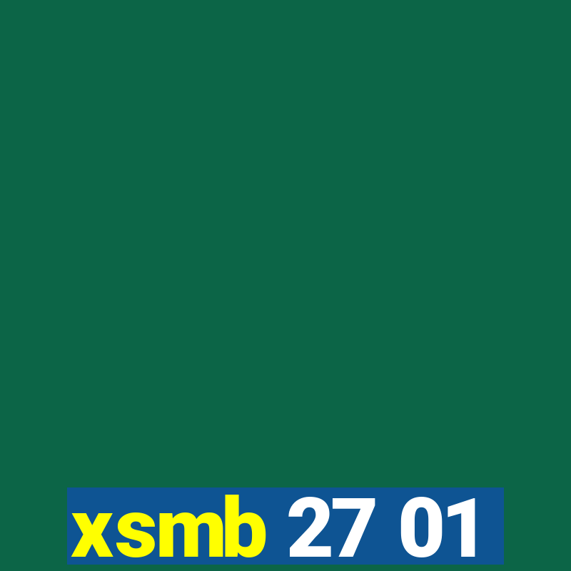 xsmb 27 01