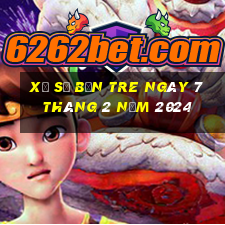 xổ số bến tre ngày 7 tháng 2 năm 2024