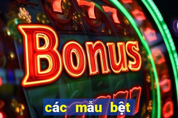 các mẫu bệt vệ sinh đẹp