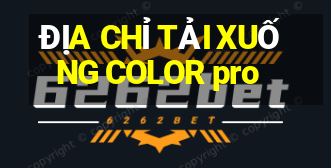 ĐỊA CHỈ TẢI XUỐNG COLOR pro