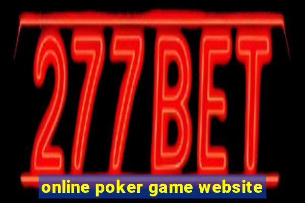 online poker game website