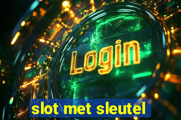 slot met sleutel