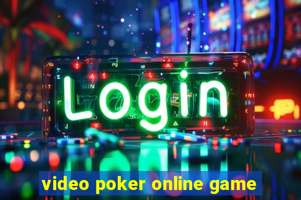 video poker online game