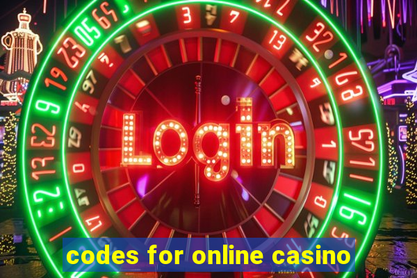 codes for online casino