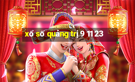 xổ số quảng trị 9 11 23