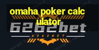 omaha poker calculator